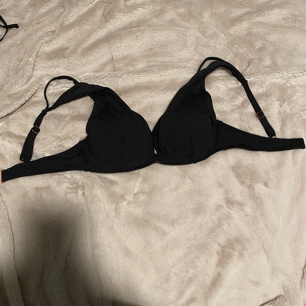 Black swim top